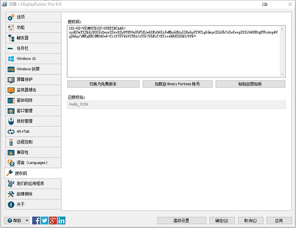 displayfusion pro显示器分屏软件 v9.6.1 免费版
