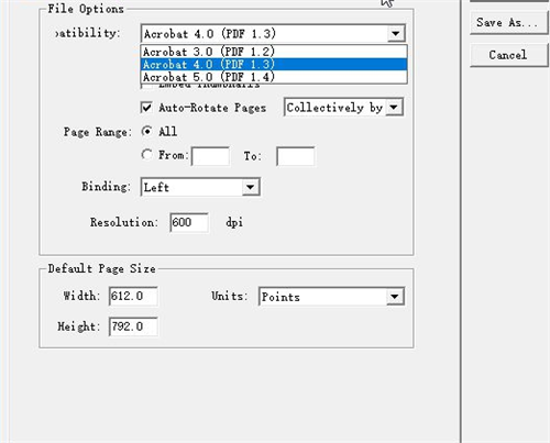 Acrobat Distiller使用方法3