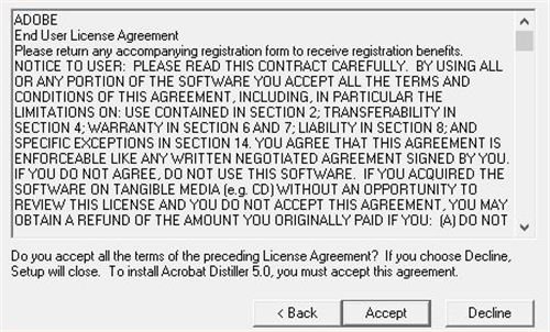 Acrobat Distiller安装教程3