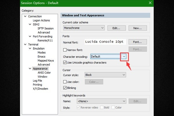 securecrt8.0将英文界面改成中文3