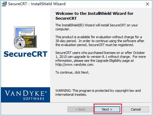 securecrt8.0安装教程1