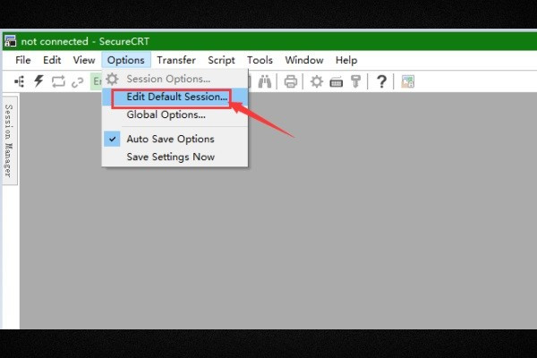 securecrt8.0将英文界面改成中文1