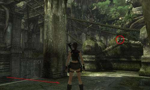 古墓丽影8第二关攻略