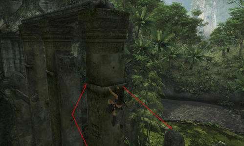 古墓丽影8第二关攻略